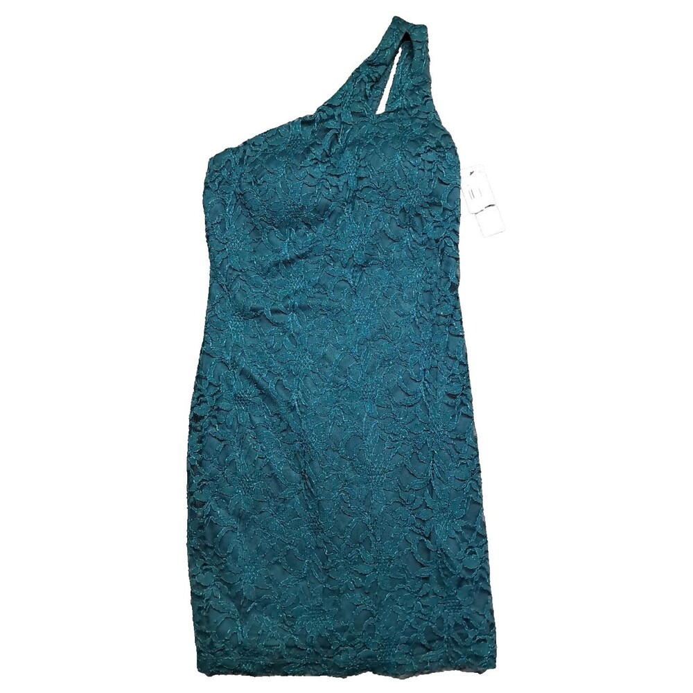New Bcx Womens Sz 3  One Shoulder Short Dress Mini Form Fitting Dance Prom